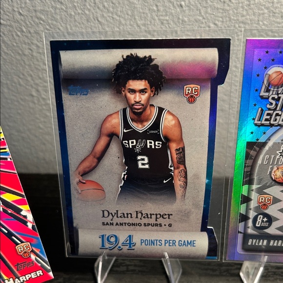 Dylan Harper San Antonio Spurs Rookie Lot topps - Picture 3 of 6